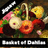 Basket of Dahlias