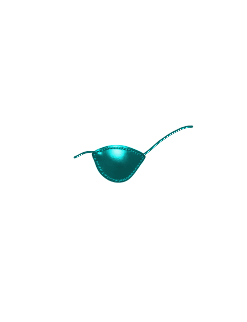 Female Eyepatch Aqua