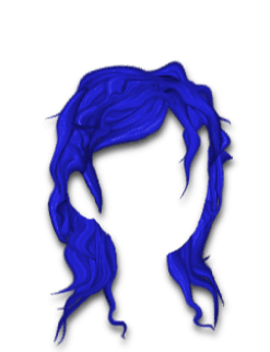 Female Hair #10 Blue