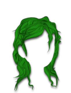 Female Hair #10 Green
