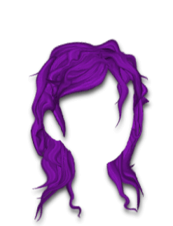 Female Hair #10 Purple