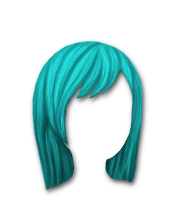 Female Hair #2 Aqua