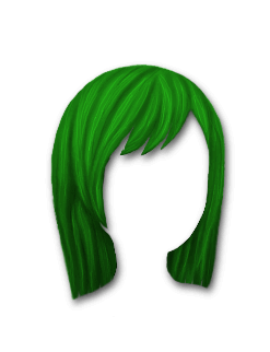 Female Hair #2 Green