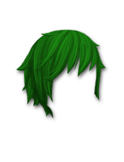 Female Hair #3 Green