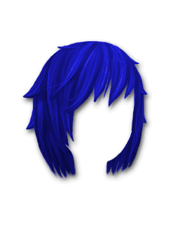 Female Hair #4 Blue