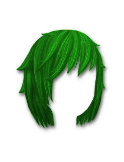Female Hair #4 Green