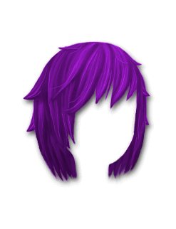 Female Hair #4 Purple