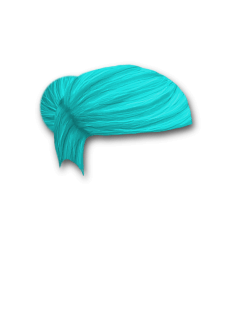 Female Hair #5 Aqua