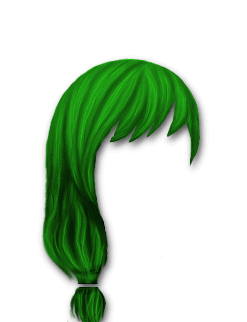 Female Hair #6 Green