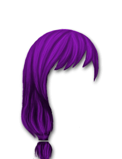 Female Hair #6 Purple