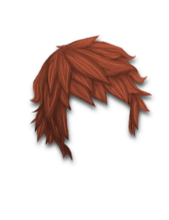 Female Hair #8 Copper Red