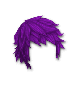 Female Hair #8 Purple