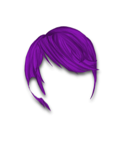 Female Hair #9 Purple