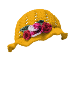 Female Hat #5 Orange