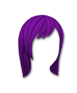 Male Hair #2 Purple