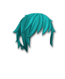 Male Hair #3 Aqua