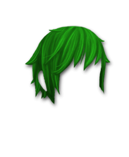 Male Hair #3 Green