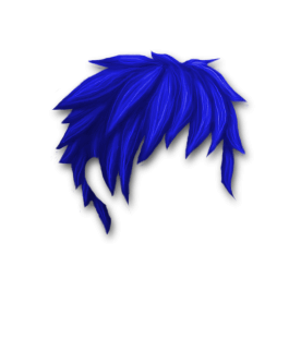 Male Hair #4 Blue