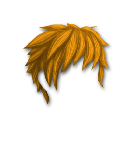 Male Hair #4 Orange