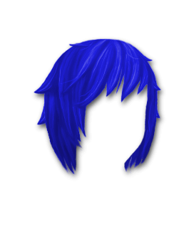 Male Hair #5 Blue