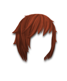 Male Hair #5 Copper Red
