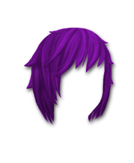 Male Hair #5 Purple