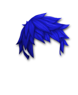 Male Hair #6 Blue