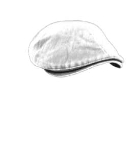 Male Hat #7 White